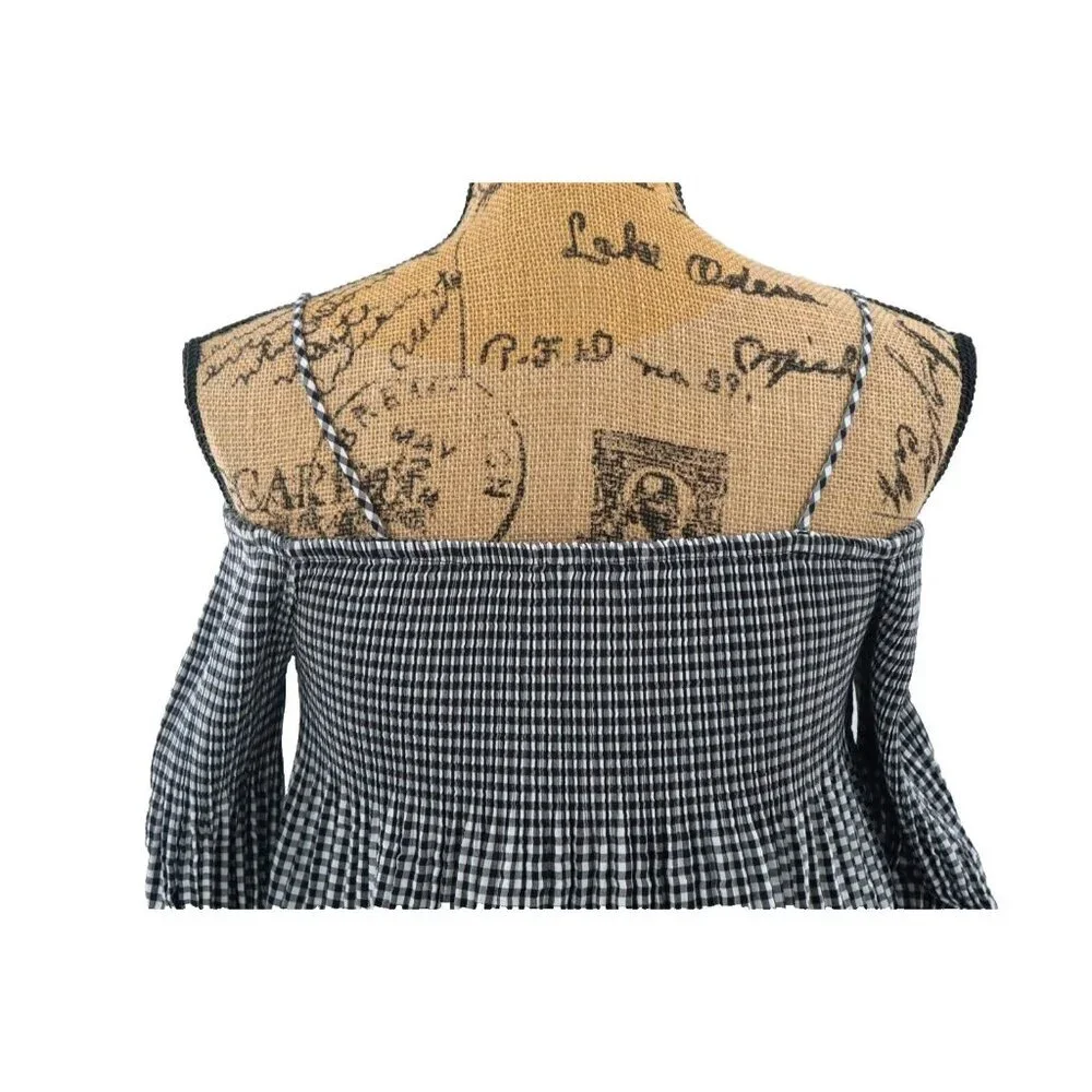 Zara gingham top